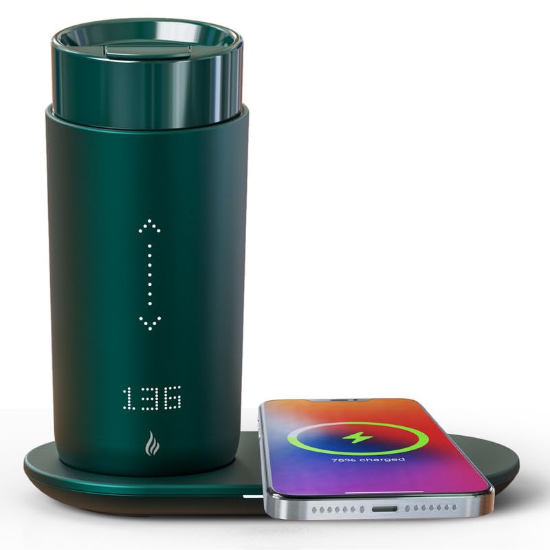 LEGARDLILIU 12oz App-Controlled Heated Mug