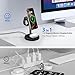 3 in 1 Wireless Charging Station for Apple Magsafe Charger Stand,15W Fast Magnetic Charging Station for iPhone 17 Air 16 15 14 13 12 11 Series, Watch Ultra & AirPods Apple Devices, Cell Phone Dock