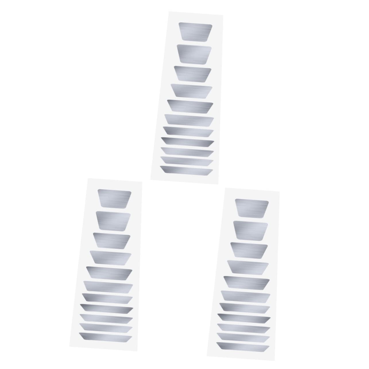 COSMEVIVI 3pcs Guitar Fretboard Stickers Trapezoid Decals Easy Peel off Guitar Fingerboard