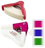 Farbe: violett, grün oder blau (beliebig). Eckschneider - Außerdem relevant oder passend zu: Visitenkarten Laminieren, Papierschneider, Laminierfolien, Laminiergerät, Schneidegerät, Laminierfolie, eckenabrunden, Motivstanzer, Lochstanzer, Fotopapier, Bürobedarf, Laminier, Werkzeug, Basteln, Stanzen, Locher, Papier, Stanze, Zangen, Kinder, Zange, Ecken, Stanz, Foto