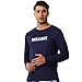 ZEFORTEX Men's Long Sleeve Pajama Top, Soft Navy Blue Sleep Shirt for Men, Comfortable Nightwear for Lounging & Sleeping (US, Alpha, X-Large, Regular, Regular)