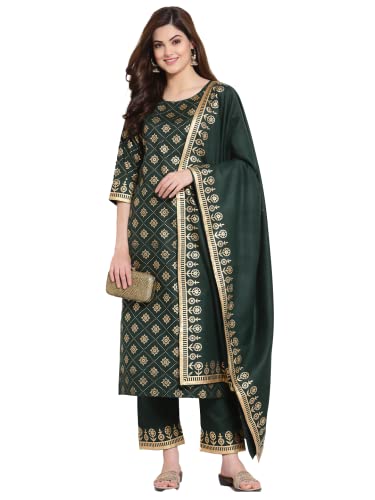 Image of ANNI DESIGNER Women Kurta with Palazzo & Dupatta