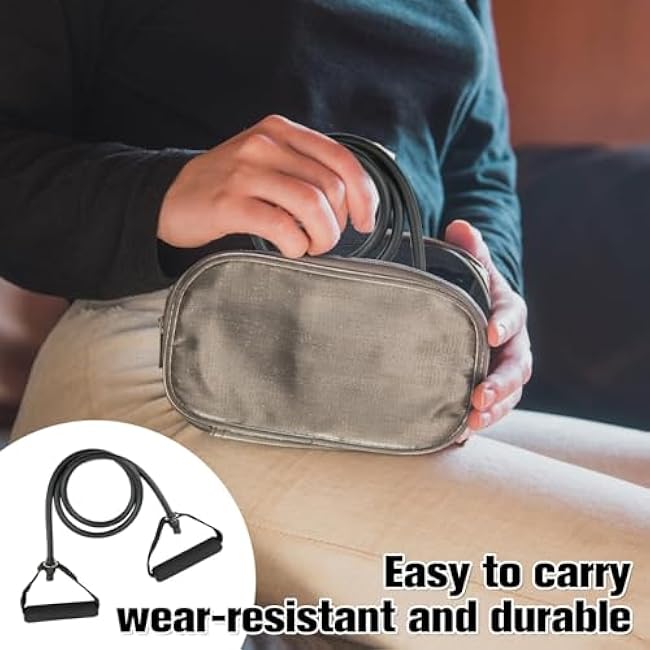 Resistance Bands with Handles, Easy Hold Working Out Exercise Bands, Comfortable Workout Accessory for Men Women Strength Training Muscle Shaping Physical Therapy Home (30LB)