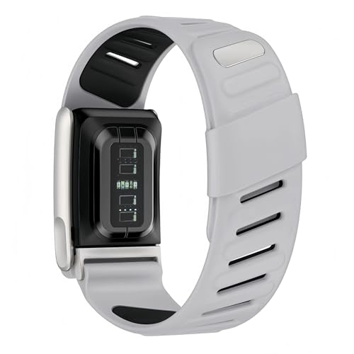 UPZOBU Replacement Strap for Whoop 5.0 MG Sportflex Band, Waterproof Silicone Adjustable Wristband, Light Grey by UPZOBU - Used condition - Image 5