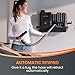 Giraffe Tools Grandstorm Retractable Vacuum Cleaner Wall-Mounted, Shop Wet Dry Vacuum Cleaner with 6 Nozzles for Car Detailing Remote Control Garage Vacuum, Grey