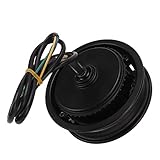 Weikeya Motor de cubo de freno de disco, aleación de aluminio 36-60V 1250RPM motor de cubo de bicicleta eléctrica de 10 pulgadas de alto rendimiento 35-65 km/h para motocicleta scooter