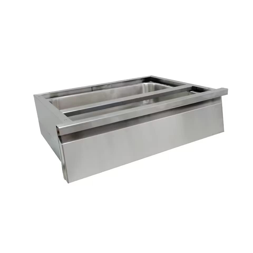 Kratos 15"x20"x5" Work Table Drawer with Stainless Steel Front, Silver