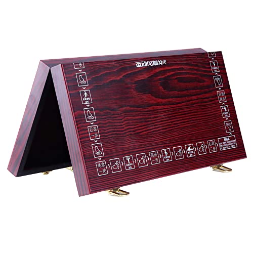 Erencook Miniature Chinese Mahjong Game Set With Foldable Table 144 Mini-Tiles, Case, And Accessories, Travel Set (Blue, 22Mm) #TOP3