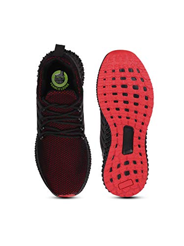 Image of Franco Leone Men Mesh Black Grey Sport Shoes