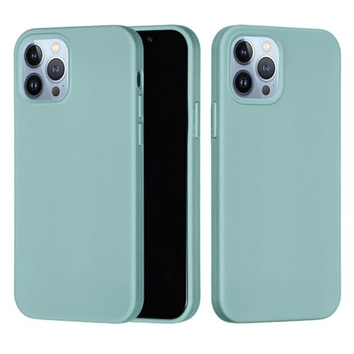 Image of ArmourPro Silicone Back Case for iPhone 15 Pro Max Soft-Touch Case | Summer Green