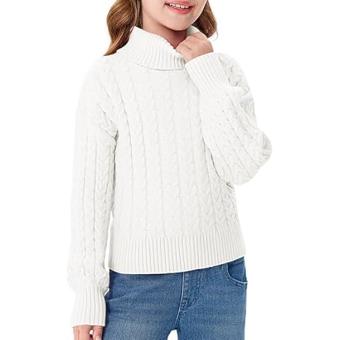 Pull Fille Haloumoning Col Roulé Cover