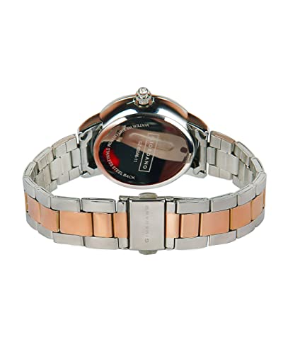 Image of Giordano Analog Diamond Studded Watch for Women With Metal Strap - Water Resistant, Elegant Ladies Wrist Watch to Compliment Your Look - Ideal Gift - GZ-60046