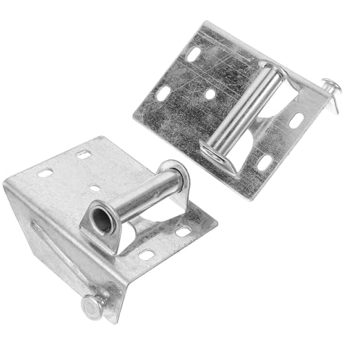 MAGICLULU Soporte de Elevación para Puerta de Garaje de Hierro, Par de Soportes Inferiores Izquierdo y Derecho, para Puertas Elevables Residenciales, Herrajes para Garajes