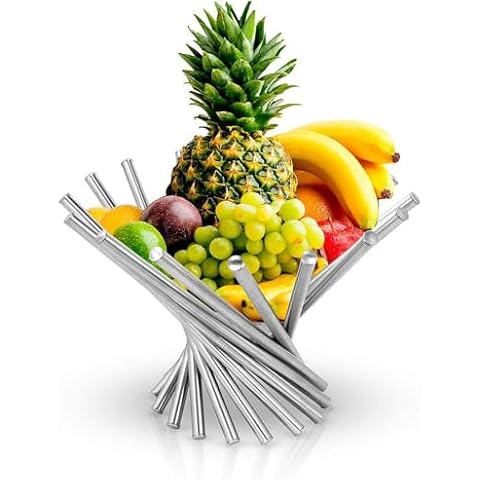 Stainless Steel Rotating Fruit Bowl by MORDEN MS Cover