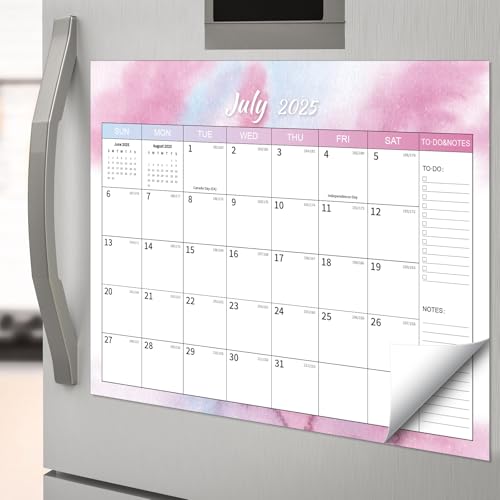 Calendar 2025-2026, Magnetic Calendar for Refrigerator– Fridge Ca...