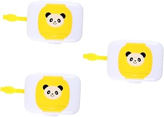 Toyvian 3 Peças Caixa De Lenços Umedecidos Para Bebês Bolsa Para Lenços Umedecidos Suporte Para Lenços Umedecidos Dispensador De Lenços Umedecidos Recipiente Para Lenços Umedecidos