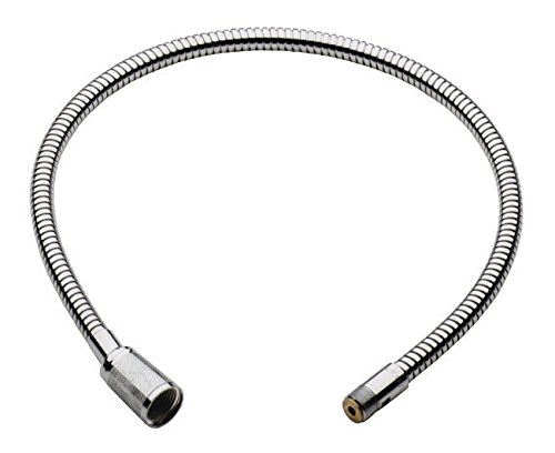 Grohe Metallbrauseschlauch, 46104000, mit Außengewinden und Konus-Überwurfmutter, 1/2 Zoll x 860 mm, Chrom, 65794 5