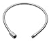 Produktbild Grohe Metallbrauseschlauch, 46104000, mit Außengewinden und Konus-Überwurfmutter, 1/2 Zoll x 860 mm, Chrom, 65794 5