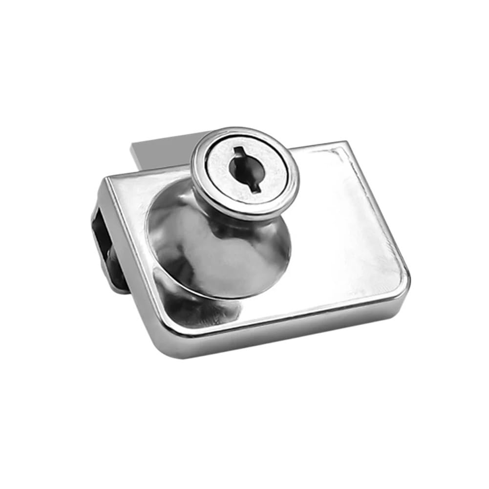 Cerradura de vidrio de aleación de zinc doble abierta para puertas de armarios y muebles 409