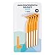 By Amazon Interdentalbürste, mittlere Reichweite, abgewinkelt, 0,45 mm, 20 Stück (2 Packungen mit 10 Stück), Orange