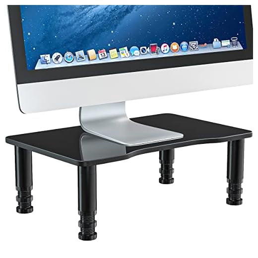 Soporte Ajustable para Monitor Color Negro, HD01B-002P