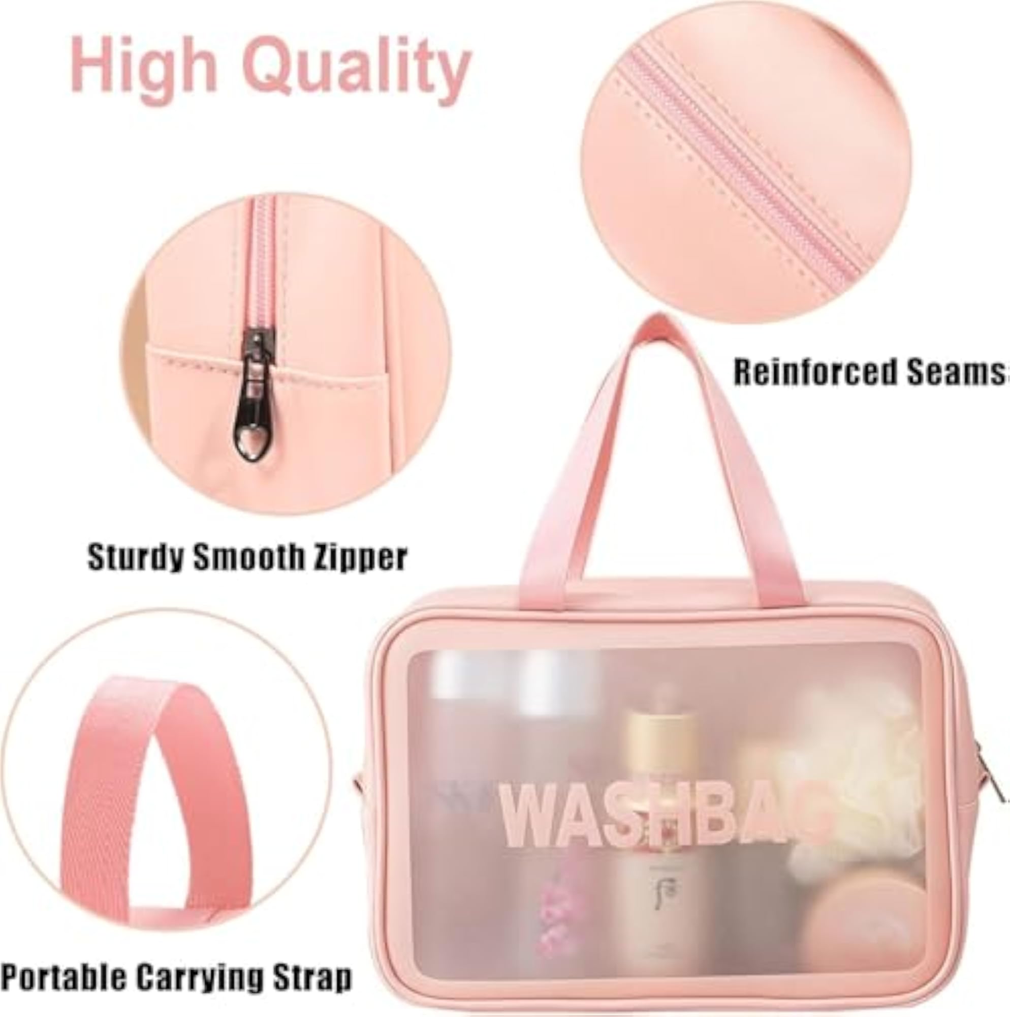 Makeup Pouch Travel Toiletries Organizer Cosmetic Bags