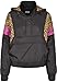 Produktbild Urban Classics Damen Ladies AOP Mixed Pull Over Jacket Jacke, Mehrfarbig (Black/Leo 01945), (Herstellergröße: XX-Large)