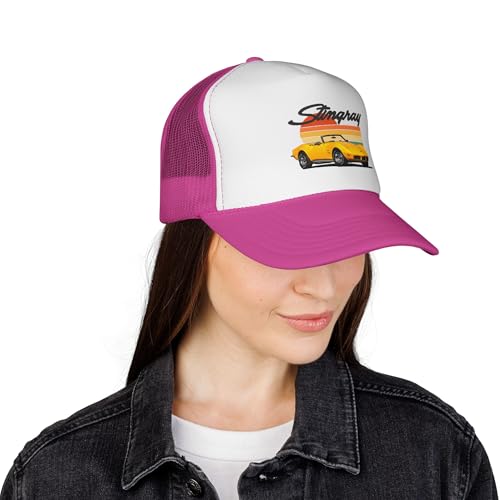Gorra Trucker 1973 Chevy Corvette Stingray miniatura 4