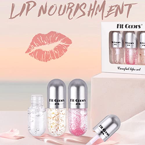 Lip Plumper Lipgloss Lippenbalsam Transparenter Lip gloss care Tag und Nacht Lip Filler Natürliches Lifting-Effekt Lip Enhancer Serum für Volle Lippen Hydrated Sexy Lip Maximizer Lip Base Make up Cover