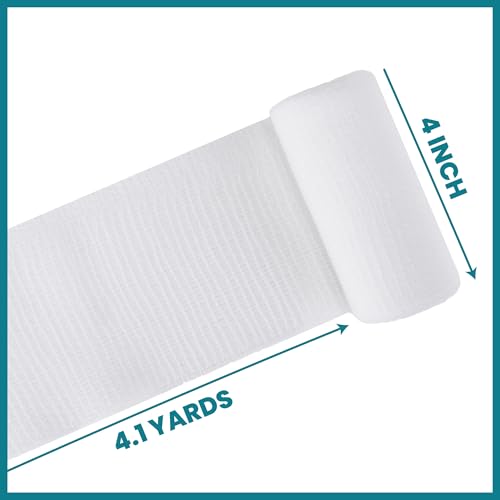 Oasis Conforming Stretch Gauze Bandage, 48 Rollos | Venda enrollada estéril sin látex para un cuidado efectivo de heridas y comodidad (4" x 4.1 Yardas) miniatura 2
