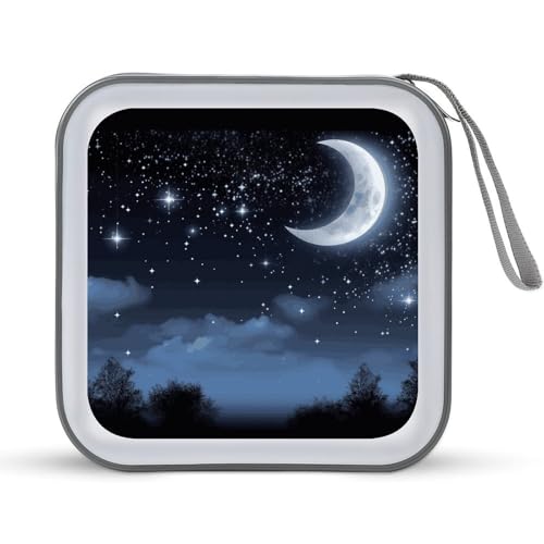 Classeur CD DVD 40 compartiments ciel nocturne portable