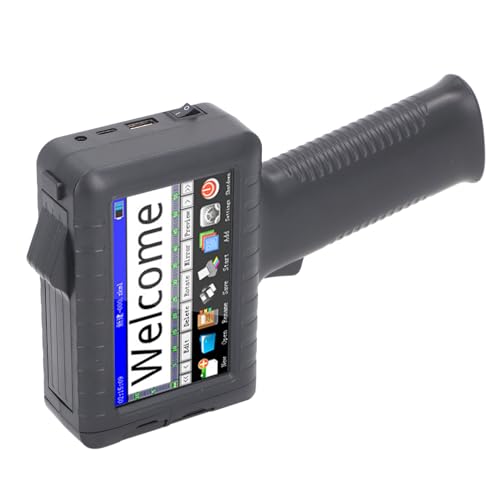Impressora Jato de Tinta Portátil HD LED Tela Sensível Ao Toque Com Suporte para Vários Idiomas Mini