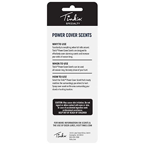 Tink's Red Fox-P Power Cover Scent | 4 Oz Spray Bottle | Hunting Accessories, Natural Odor Eliminator + Scent Blocker For Human Scent | Easy Application For Hunting Gear, Clothes, Or Boots #TOP1