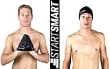 Start Smart Premium Anti Slip Silicone Swim Cap, Black