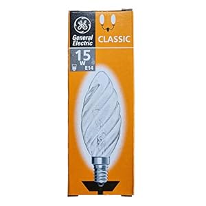 General electric 32942 gloeilamp, E14, 15 W, klassiek, 90 lm