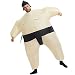 TOLOCO Inflatable Adult Sumo Wrestler Wrestling Suits Halloween Costume