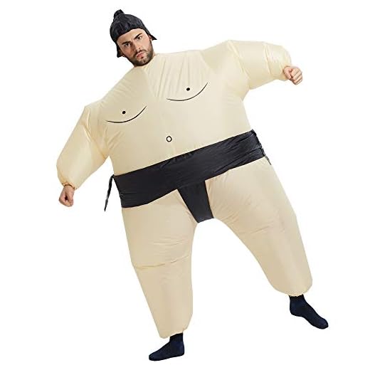TOLOCO Inflatable Costume Adult, Inflatable Costumes for Men, Sumo Wrestler Inflatable, Sumo Costume Adult, Blow up Costumes for Adults