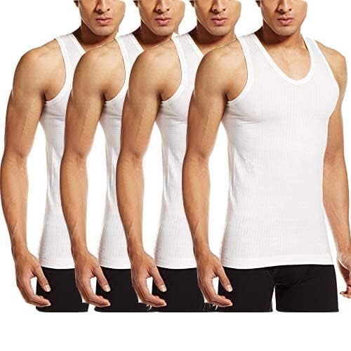 Men's Frenchie Elite Regular Fit Vest (Pack Of 4)