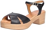  Unisa IRAM_NS, Sandalia con talón Mujer, Black, 39 EU