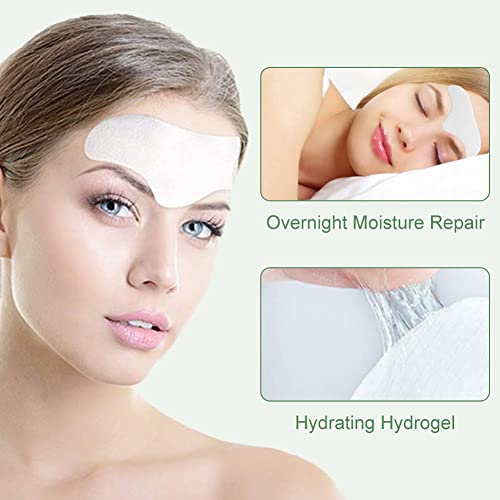 Anti Falten Stirn Pad,Facial Patches,Forehead Wrinkle Patches,Anti Aging Gesichts Anti-Falten-Patches,Antifaltenpflaster,Anti Falten Anti Stirnfaltenhaut Feuchtigkeitsspendende Reparatur,5 Stück