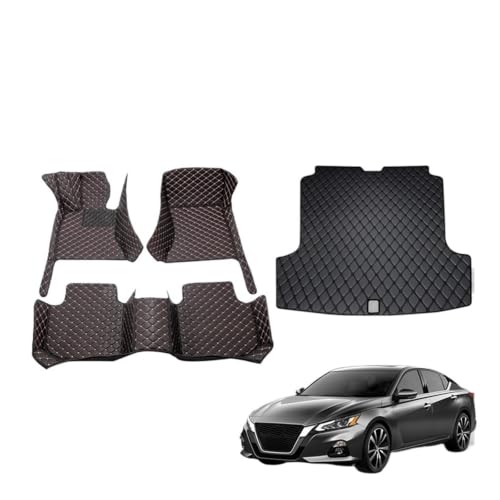 Tapis de sol intérieur automobile toutes saisons avec tapis de coffre