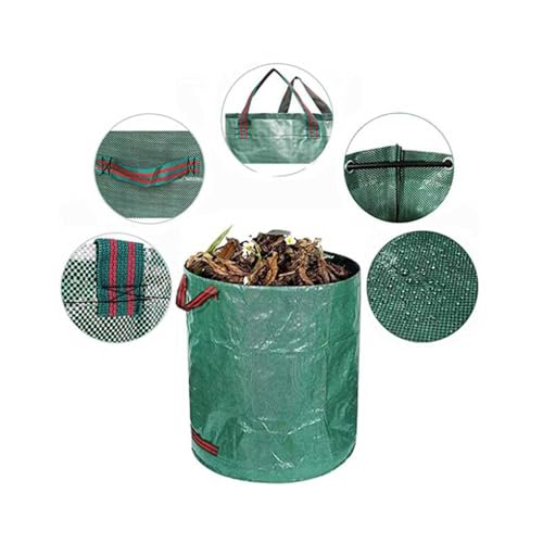 zalati Garden Waste Bags Reusable Garden Sacks Water-resistant with Handles for Collecting Garden Waste Plant waste grass and Leaves - Image 2
