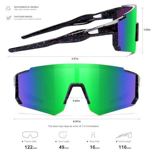 Image of SEKKAF Kids Sunglasses Youth Baseball Sunglasses for Boys Girls Softball Sports Sun Glasses UV Protection