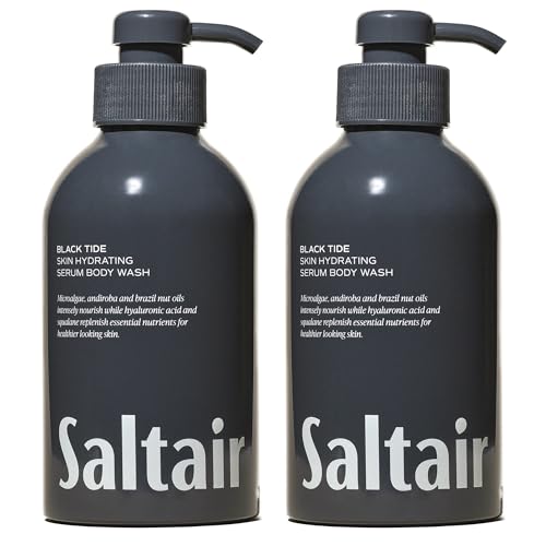 Saltair Body Wash, Black Tide 2-Pack. Moisturizing Body Cleanser with ...