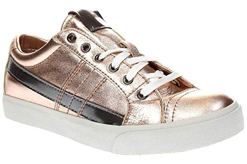 Diesel D-Velows D-String Low W Y01323 P1237 H5051 Baskets pour femme, Rose, 36.5 EU