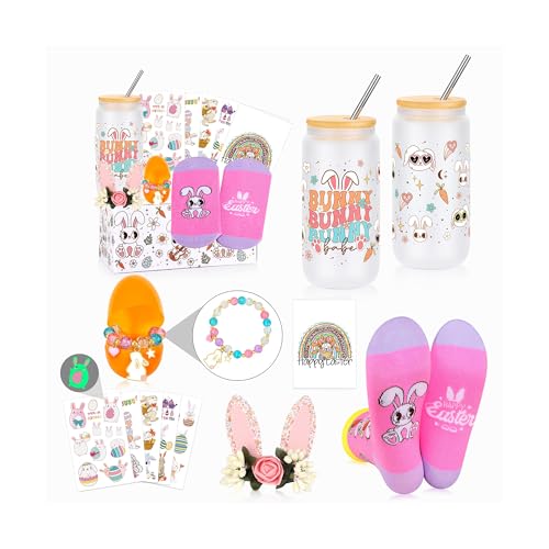 GQDECOR Easter Gifts for Girls, Easter Basket Essentials Stuffers for Teens, Gifts for Daughter Granddaughter Niece Set of 6