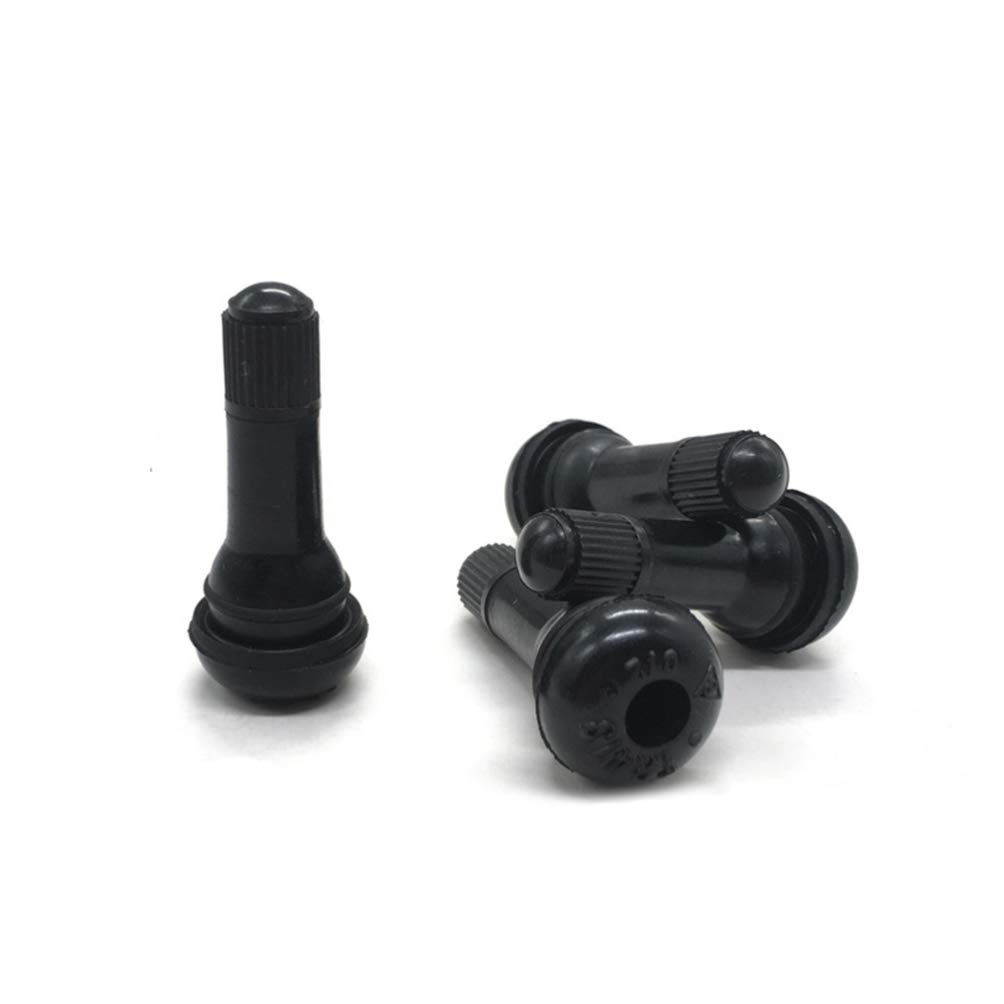 VICASKY Valvole Pneumatici Tr-413 in Gomma Nera a Innesto 100 Pezzi | Auto e Automobili, Tenuta Verificata, Ricambio Portatile, Formato Tr-413