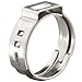 Cambridge Pex Cinch Rings 1/2 Inch, Open Diameter 17.5 mm, 100 Pcs, 304 Stainless Steel