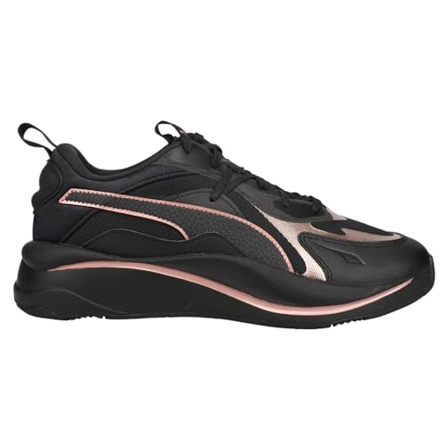PUMA Womens Rs-Curve Glow Lace Up Sneakers Shoes Casual - Black, Pink - Size 6.5 M