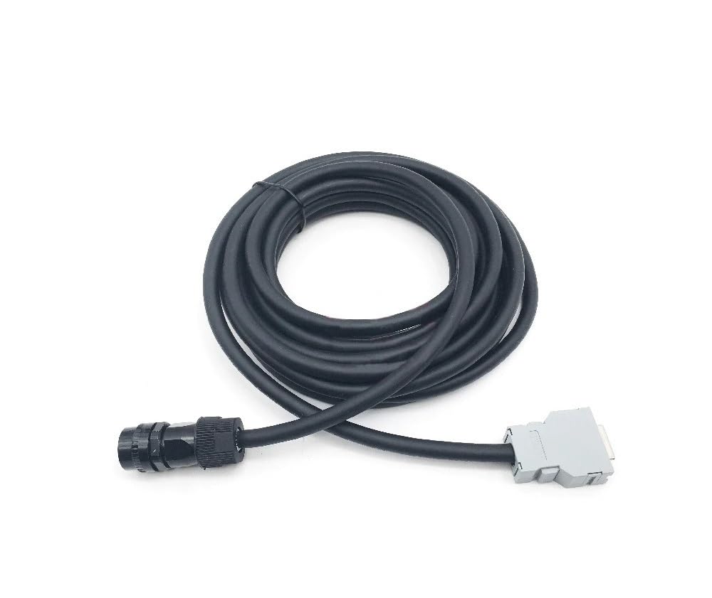 JNURGWLYH Cable for A860-2000-T301 Encoder for Signal Feedback for Servo(Straight Connector,5M)